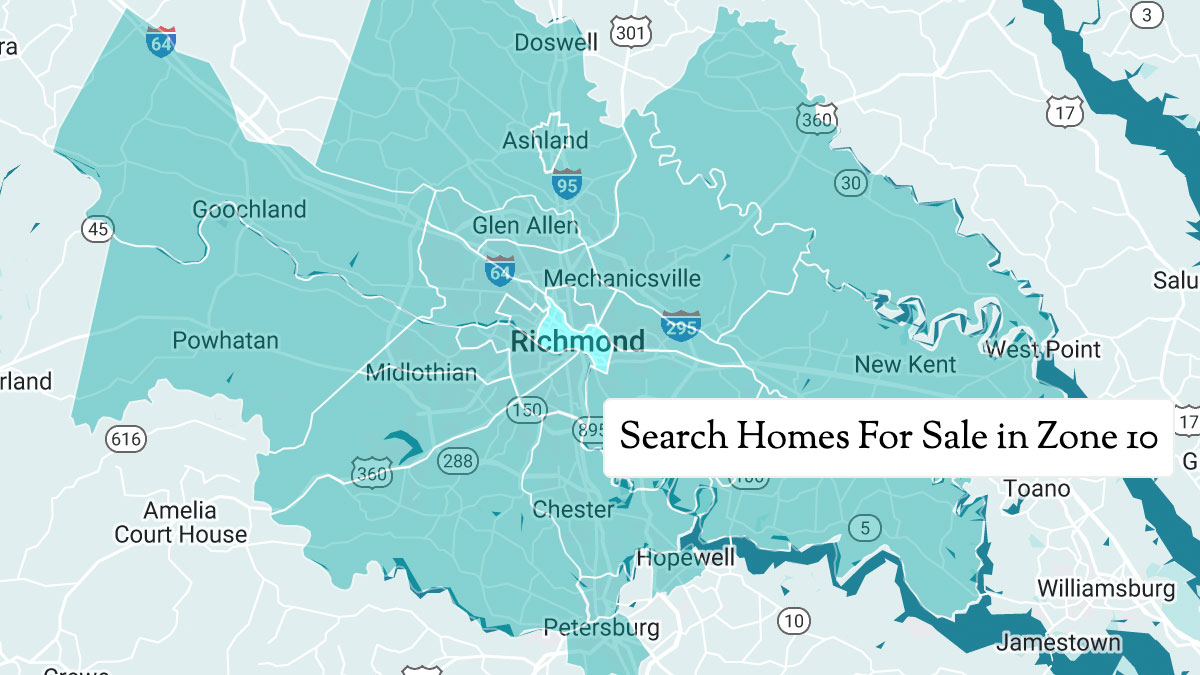 RVA MLS Area Zones Virginia Realtor