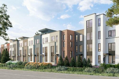 Rendering of Parkline Townhomes in The Fan District