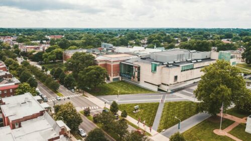 Museum District - Virginia Museum of Fine Arts Aerial in Richmond, Virginia